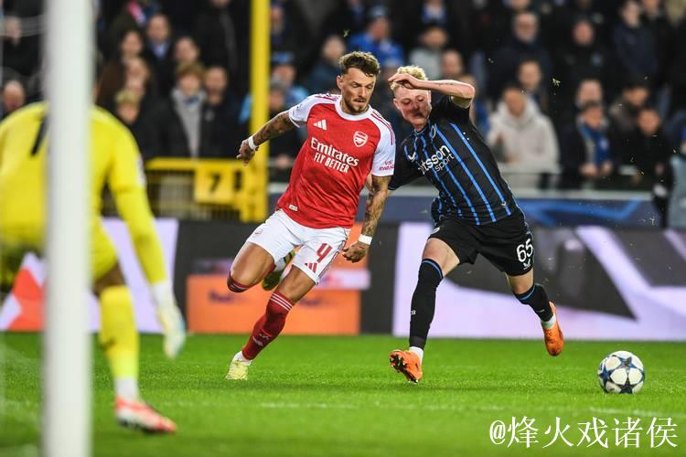 欧冠：布鲁日不敌阿森纳